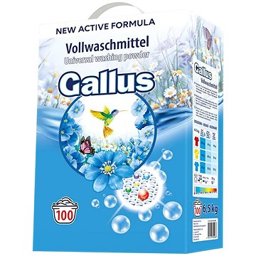 

GALLUS Universal 6,5 kg (100 praní)