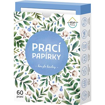 

EcoHaus prací papírky kouzlo bavlny 60 ks