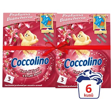 COCCOLINO Frutti Rossi vůně do skříně 2 × 3 ks - Vůně do skříně
