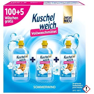 

KUSCHELWEICH Sommerwind Universal 3× 1,925 l (105 praní)