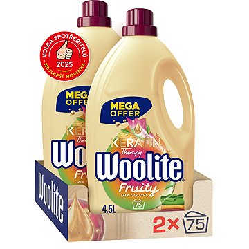 

WOOLITE Keratin Therapy Fruity Color 2× 4,5 l (150 praní)