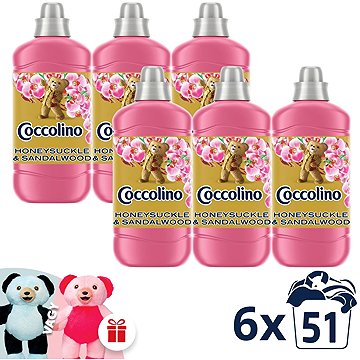

COCCOLINO Honeysuckle & Sandalwood 6 × 1275 ml