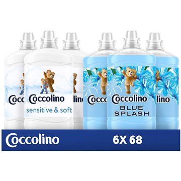 

COCCOLINO Sensitive & Blue Splash 6 × 1700 ml
