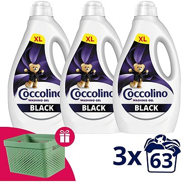 

COCCOLINO Black 3 × 2,72 l (204 praní)