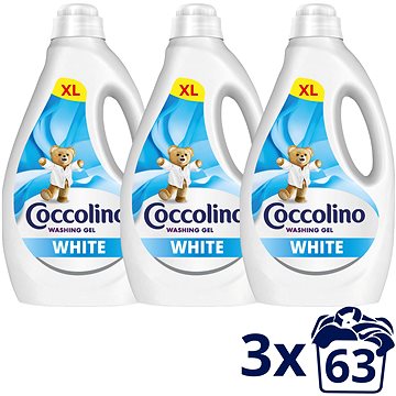 

COCCOLINO White 3 × 2,72 l (204 praní)