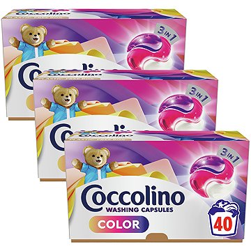 

COCCOLINO Color 3 × 40 ks
