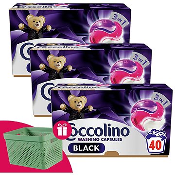 

COCCOLINO Black 3 × 40 ks