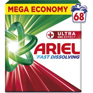 

ARIEL + Ultra Oxi Effect 3,74 kg (68 praní)