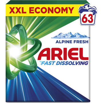 

ARIEL Alpine Fresh 3,465 kg (63 praní)