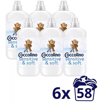 

COCCOLINO Sensitive Pure 6× 1,450 l