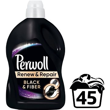 PERWOLL speciální prací gel Renew & Repair Black 45 praní, 2700ml - Prací gel