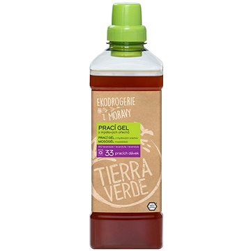 

TIERRA VERDE prací gel z mýdlových ořechů s BIO levandulovou silicí 1 l (33 praní)
