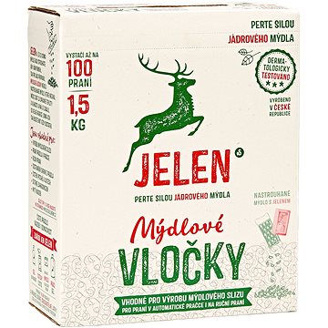 

JELEN mýdlové vločky 1,5 kg (100 praní)
