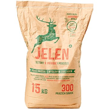 

JELEN mýdlový prášek 15 kg (300 praní)