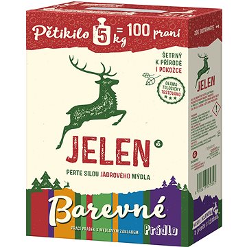 

JELEN Prášek na barevné 5 kg (100 praní)