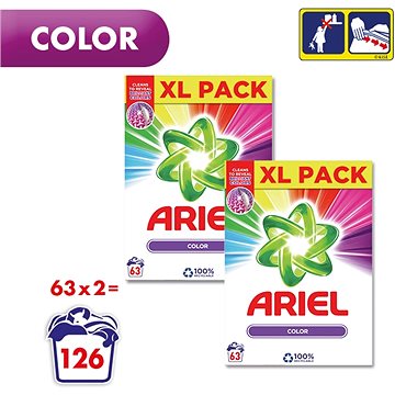 ARIEL Color & Style 2× 4,7 kg (126 praní) - Prací prášek