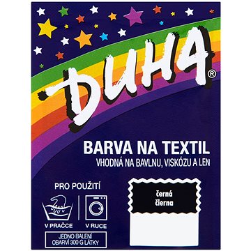 

DUHA barva na textil černá 15 g