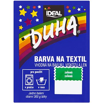 

DUHA barva na textil zelená 15 g
