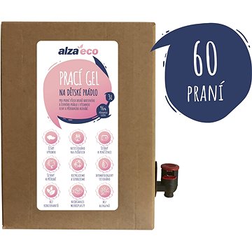 

AlzaEco prací gel na dětské prádlo 3 l (60 praní)