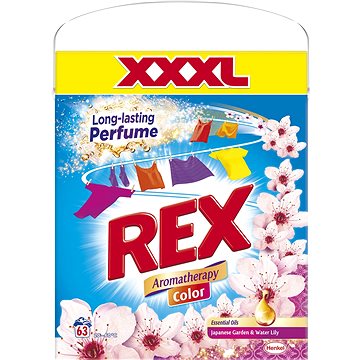 REX Aromatherapy Japanese Garden Color 4,1 kg (63 praní) - Prací prášek