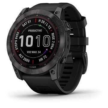 

Garmin Fenix 7X Sapphire Solar Carbon Gray DLC Titanium/Black Band