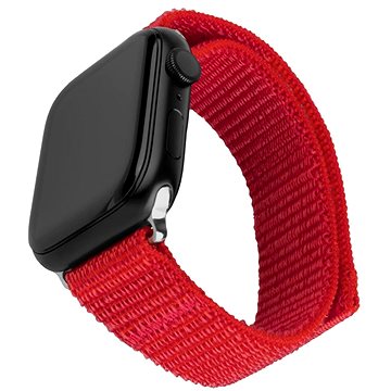 

FIXED Nylon Sporty Strap pro Apple Watch 42/44/45mm červený