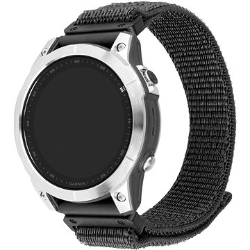 

FIXED Nylon Sporty Strap pro Garmin QuickFit 22mm tmavě šedý