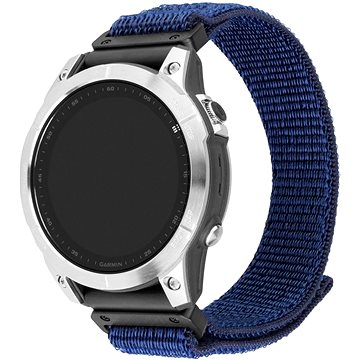 

FIXED Nylon Sporty Strap pro Garmin QuickFit 26mm tmavě modrý
