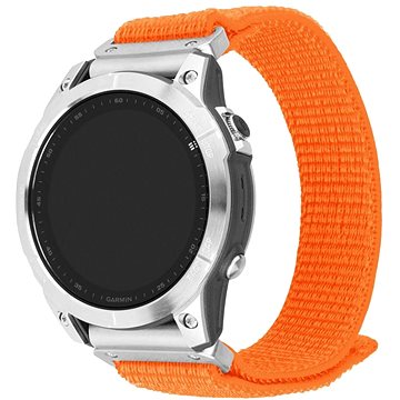 

FIXED Nylon Sporty Strap pro Garmin QuickFit 26mm oranžový