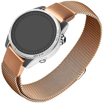 

FIXED Mesh Strap pro Garmin QuickFit 20mm růžově zlatý