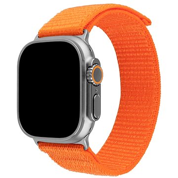 

FIXED Nylon Sporty Strap pro Apple Watch Ultra 49mm oranžový