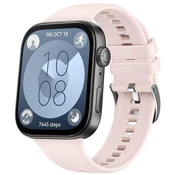 

FIXED Silicone Strap pro Huawei Watch FIT 3/4 růžový
