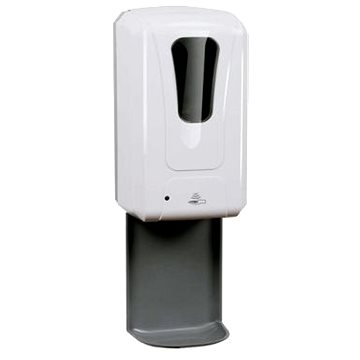 PREZENTA bezdotykový dávkovač na tekutou dezinfekci s odkapávačem a bateriemi - Dezinfekční stojan