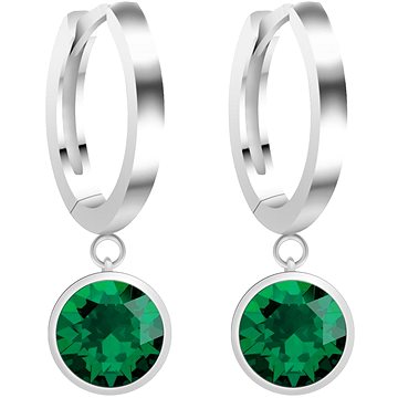 

Preciosa Stříbrné náušnice Lucea s kubickou zirkonií Preciosa, emerald