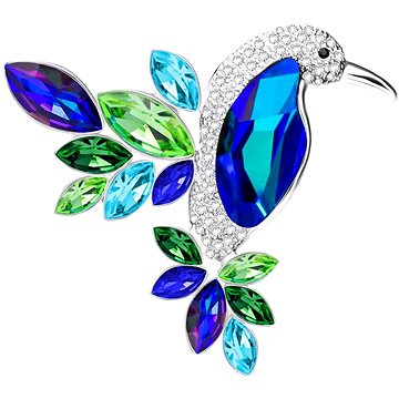 

Preciosa Bižuterní brož Flying Gem by Veronika, kolibřík s českým křišťálem Preciosa