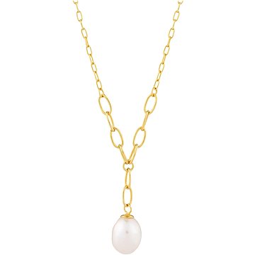 

Preciosa Stříbrný náhrdelník Pearl Heart s říční perlou Preciosa, pozlacený
