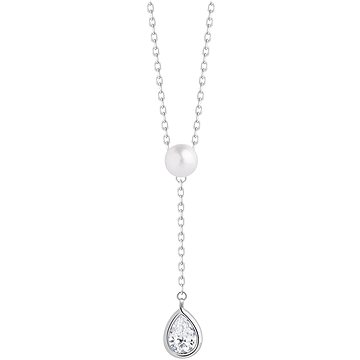 

Preciosa Stříbrný náhrdelník Pure Pearl s říční perlou a kubickou zirkonií Preciosa
