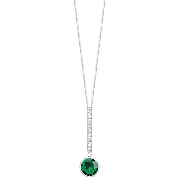 

Preciosa Stříbrný přívěsek s řetízkem Lucea s kubickou zirkonií Preciosa, emerald