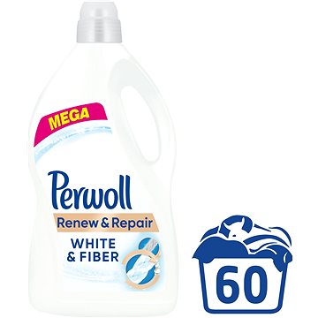 PERWOLL speciální prací gel Renew & Repair White 60 praní, 3600ml - Prací gel