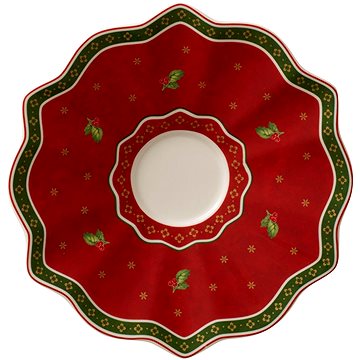 

Villeroy & Boch Vánoční podšálek Toy's Delight k šálku na kávu nebo čaj, červený