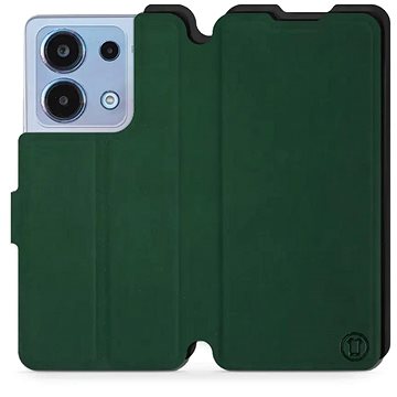 

Mobiwear Soft Touch flip pro Xiaomi Redmi Note 13 4G - Zelené & Černé