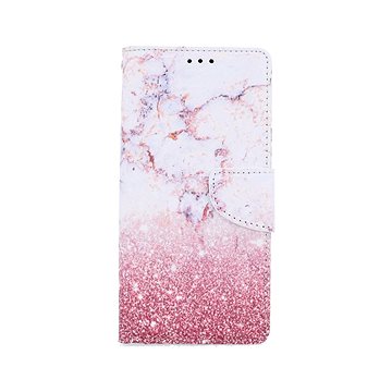 

TopQ Xiaomi Redmi Note 9 knížkové Růžový mramor 54537