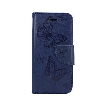 

TopQ iPhone SE 2020 knížkové Butterfly modré tmavé 62459