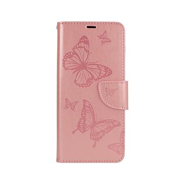 

TopQ Xiaomi Redmi Note 8T knížkové Butterfly růžové světlé 64481