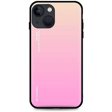 

TopQ LUXURY iPhone 13 pevný duhový meruňkový 64748