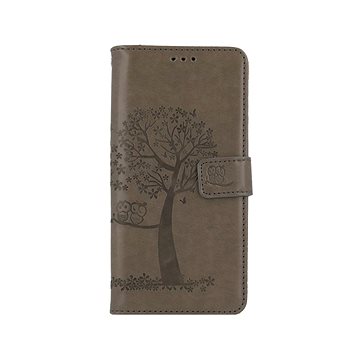 

TopQ Xiaomi Redmi Note 8 Pro knížkový Šedý strom sovičky 45870