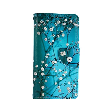 

TopQ Xiaomi Redmi 7A knížkové Modré s květy 44130
