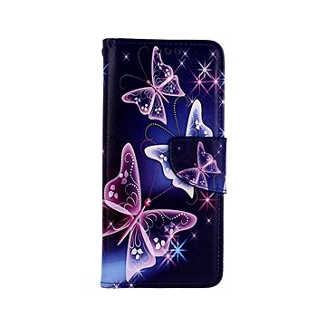 

TopQ Xiaomi Redmi Note 8T knížkové Modré s motýlky 46851