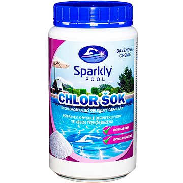 

Sparkly POOL Chlor šok 1 kg
