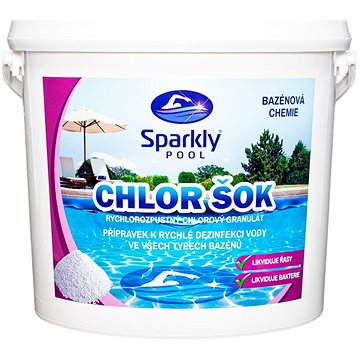 

Sparkly POOL Chlor šok 5 kg